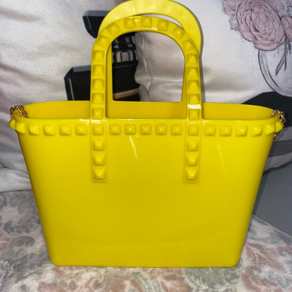 Yellow Micro Mini Tote